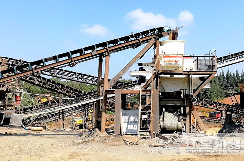 制砂機(jī)成品粒型好，成品多用于建筑工程，道路基建